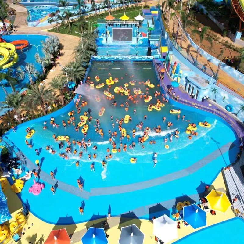 Pneumatic Water Park Wave Pool Untuk Semua Usia Dengan Berbagai Ukuran Tersedia