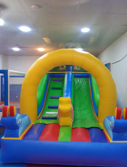 Taman Hiburan Raksasa Inflatable, Permainan Balapan Hambatan Inflatable untuk Anak-anak dan Dewasa