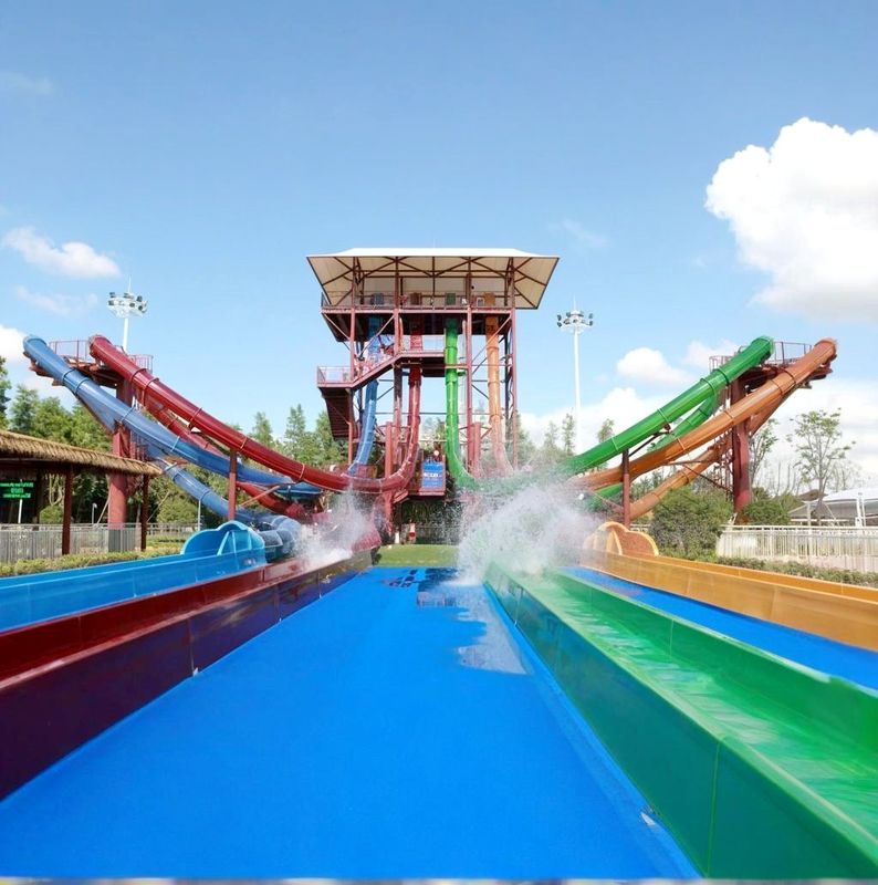 Kelompok usia ≥12 Slide air besar dengan kolam penyemprotan